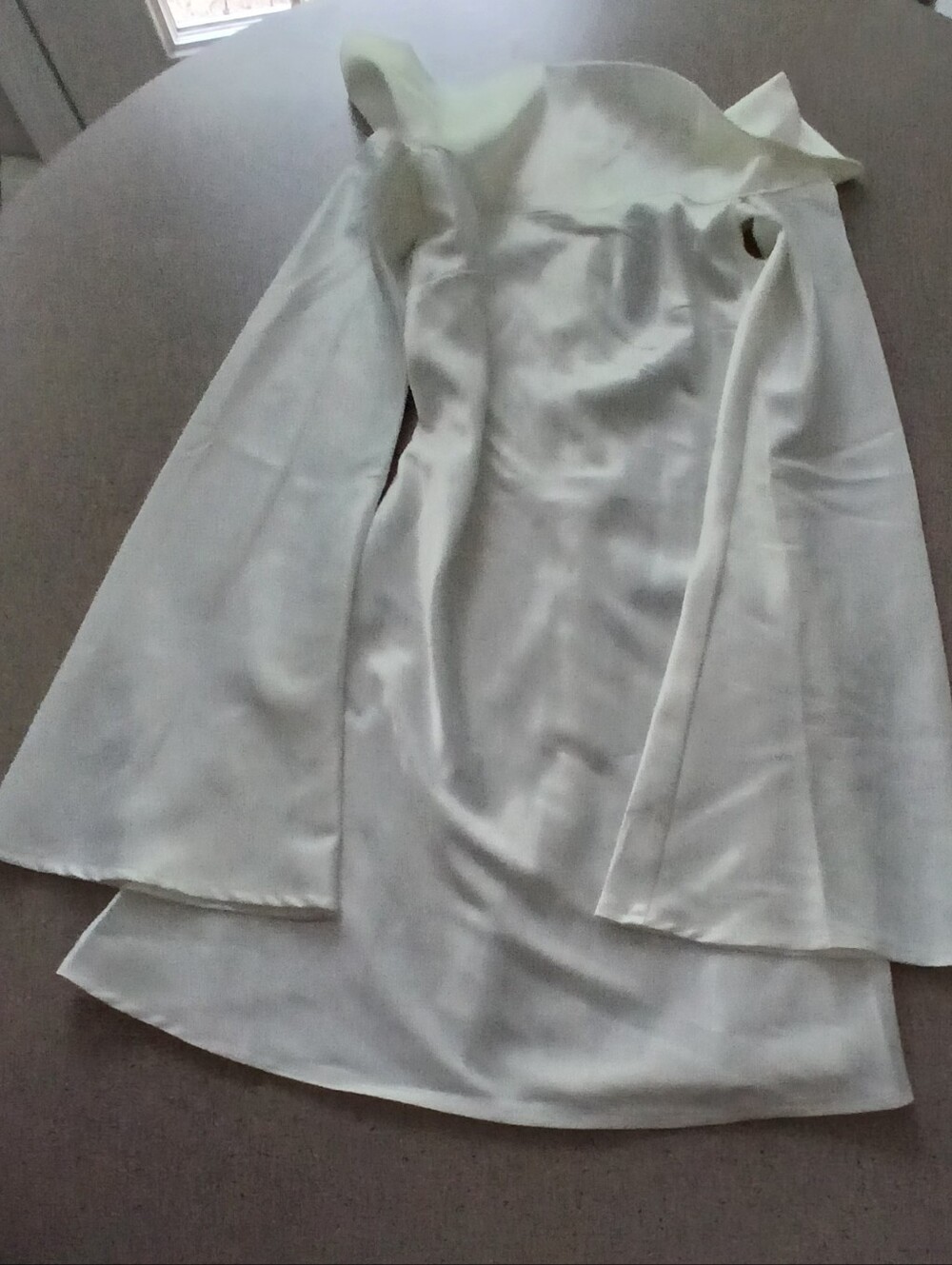 Peppermayo  Lumina Long Sleeve Mini Dress White Women's Size AU4/US 0 - Picture 11 of 16